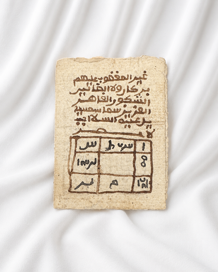 Ottoman / Arabic Islamic Talismanic Handbook of Awfāq (Magic Squares), Prophetic Invocations, and Planetary Weekday Operations